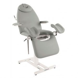 Sillón ginecológico fijo con brazos elevables
