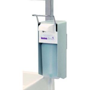 Soporte dispensador de líquido desinfectante