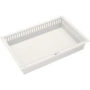 Cesta ISO modular de ABS. Medidas: 60x40x10 cm
