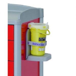Soporte con biocontenedor desechable