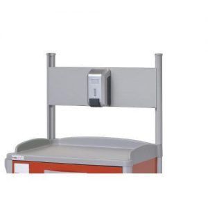 Soporte dispensador de líquido desinfectante