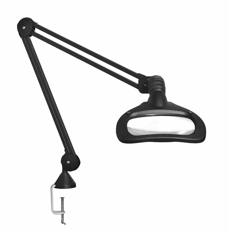 Luminaria con lente de aumento Wave LED 3,5 o 5 dioptrías