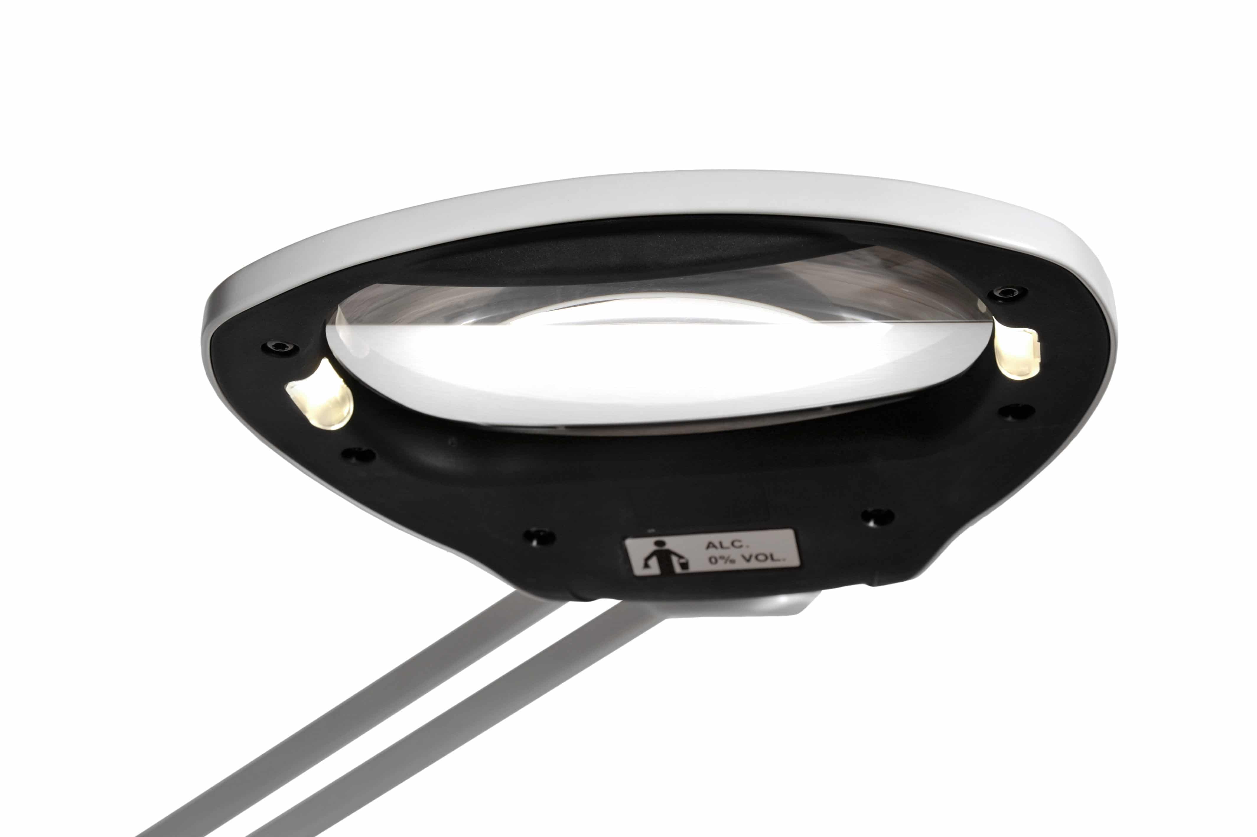 Luminaria con lente de aumento Wave LED 3,5 o 5 dioptrías